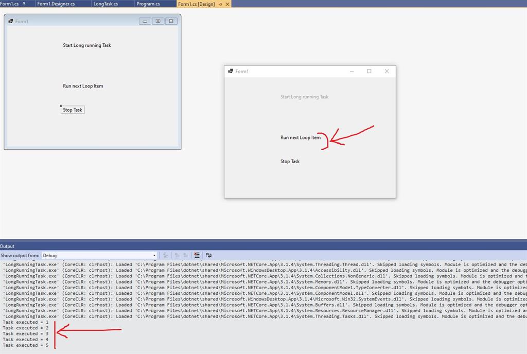 Create A Long Running Task In C#.NET Core